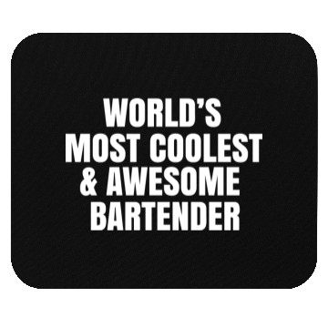 Discover World s Most Coolest And Awesome Bartender Mouse Pads