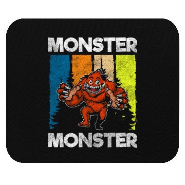 Discover Monster Fright Character Monster Hunter Mouse Pads