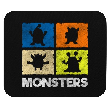 Discover Horror Comic Creepy Cute Mouse Pads