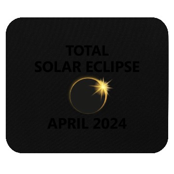 Discover Solar Eclipse 2024 Texas Illinois Ohio Arkansas TX Mouse Pads