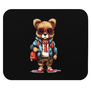 Discover Cute Bear Cartoon Mouse Pads