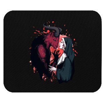 Discover Forgive me father - possessed by devil Mouse Pads