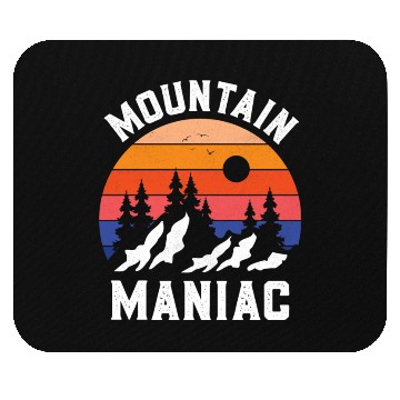 Discover Mountain Maniac Hiking Mouse Pads