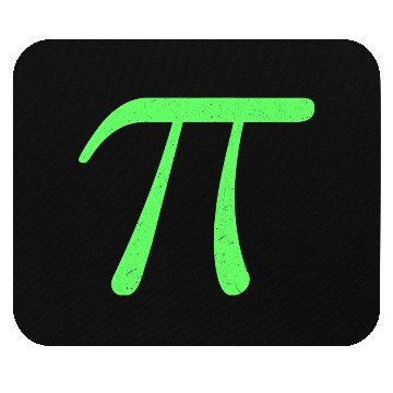 Discover Pi Screaming Green Mouse Pads