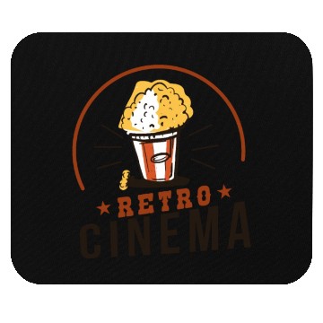 Discover Retro Cinema Popcorn Mouse Pads