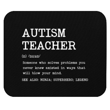 Discover Autism Teacher Definition Design Copy Copy Mouse Pads