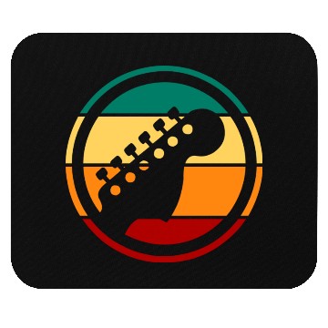 Discover Retro Vintage Guitar Handle 80s Mouse Pads