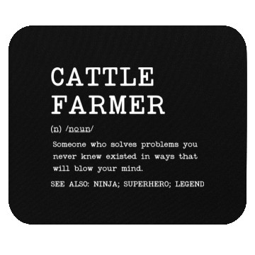 Discover Cattle Farmer Definition Design Copy Copy Mouse Pads