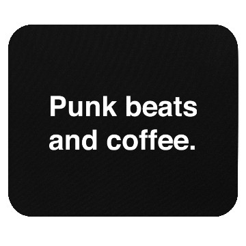 Discover Punk beats and coffee 80s Copy Mouse Pads