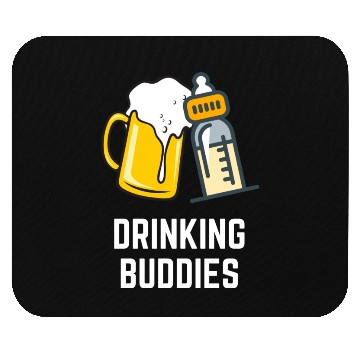Discover Drinking Buddies Dad Son Desgin Mouse Pads