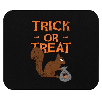 Discover Trick Or Treat Squirrel Mouse Pads