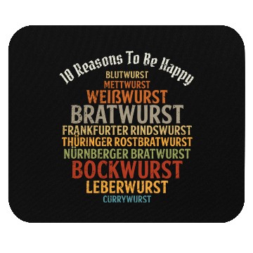 Discover Sausage Lover Meat Eater Octoberfest Beer Mouse Pads