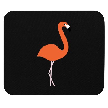 Discover Flamingo green Mouse Pads