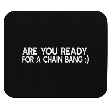Discover Disc Golf - Are You Ready For A Chain Bang - Disc Mouse Pads