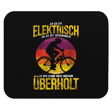 Discover Yes It Is Electric E Biker Retro Cyclist Gift Mouse Pads