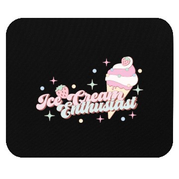 Discover Ice Cream Enthusiast, Happy Summer Holiday Mouse Pads