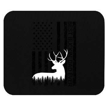 Discover Best Buckin Dad Ever Vintage Deer Hunting America Mouse Pads