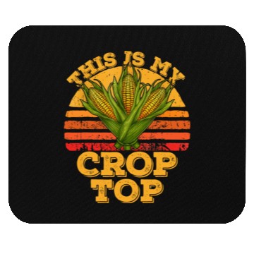 Discover This Is My Crop Top Funny Farmer Farming Corn Mouse Pads