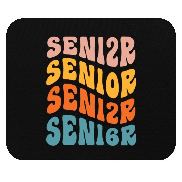 Discover Retro Senior 2026 Graduation Class Of 2026 Back Mouse Pads