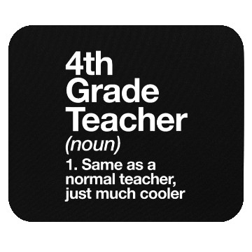 Discover 4th Grade Teacher Definition Funny Back To Schoolc Mouse Pads