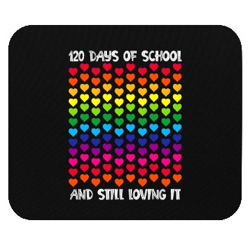 Discover Happy 120th Day of School Teacher Student Mouse Pads