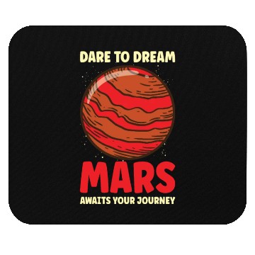 Discover Mars Explore Astronaut Astronomy Solar System Mouse Pads