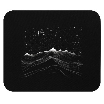 Discover Night Starts and Mountain 3 Mouse Pads