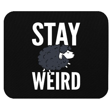 Discover Stay Weird Herdsman Mouse Pads