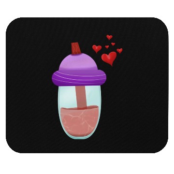 Discover tea milk lover Mouse Pads