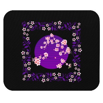 Discover Cherry Blossom Mouse Pads, Aesthetic Vaporwave Sakura