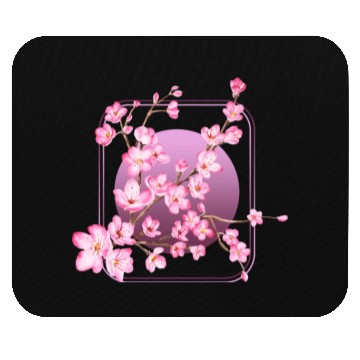 Discover Cherry Blossom Mouse Pads, Pink Sakura Kawaii