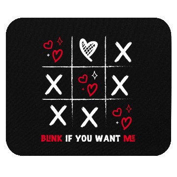 Discover Valentines Day Tic Tac Toe Funny Valentine Present Mouse Pads