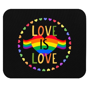 Discover Love is Love - Pride Design - LGBT Mouse Pads