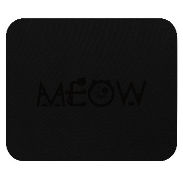 Discover Meow Cute Cats green Mouse Pads
