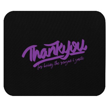 Discover Thank you for being the reason i smile hippie Mouse Pads