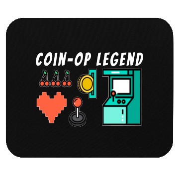Discover Coin Op Legend Arcade Gaming 80s Retro Gamer Mouse Pads