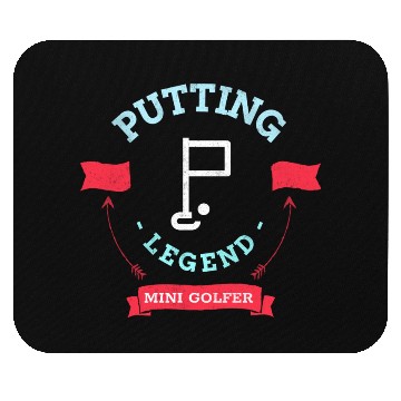 Discover Mini Golf | Miniature Golf | Mini Golfer Mouse Pads