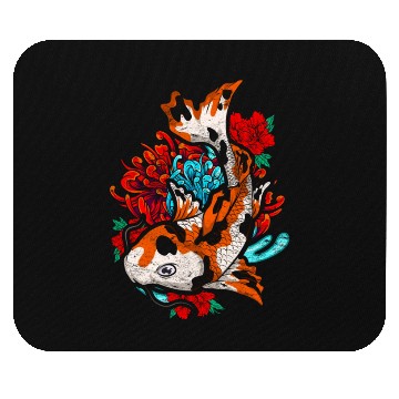 Discover Koi fish farmer gift colorful koi carp Mouse Pads