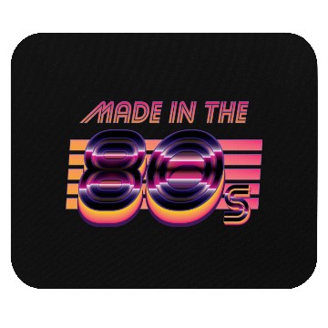 Discover Retrowave Made In The 80s Mouse Pads