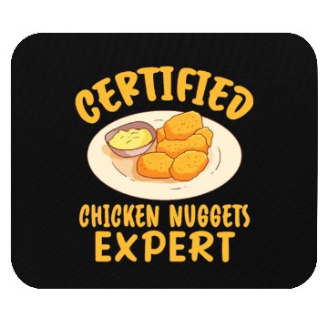 Discover Certified Chicken Nuggets Expert Mouse Pads