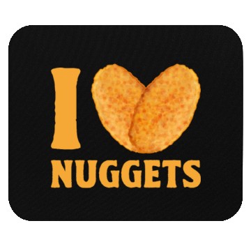 Discover I Love Chicken Nuggets Mouse Pads