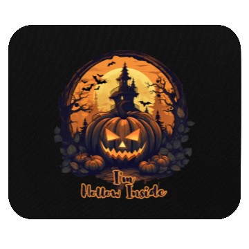 Discover Pumpkin I'm Hollow Inside Mouse Pads