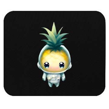 Discover Kawaii astronauts pineapple Mouse Pads