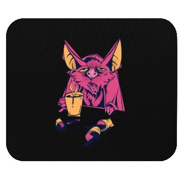 Discover coffee bat Mouse Pads