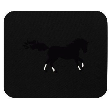 Discover running horse Mouse Pads