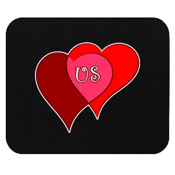 Discover Us Red Mouse Pads