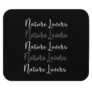 Discover Nature Lovers Texts Typography Mouse Pads