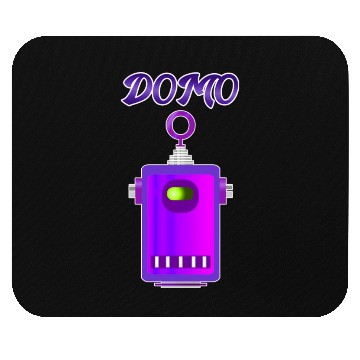 Discover Domo Robot 2 Purple 70s Mouse Pads