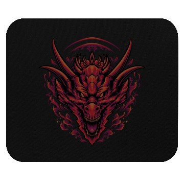 Discover The green dragon Mouse Pads