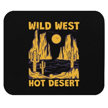Discover desert wild west cactus nature Mouse Pads